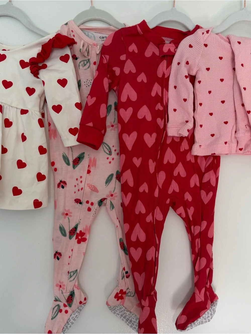 Baby girl valentine day bundle size 12m
